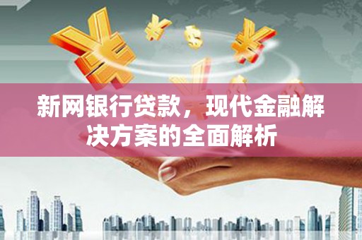 醴陵新网银行贷款，现代金融解决方案的全面解析